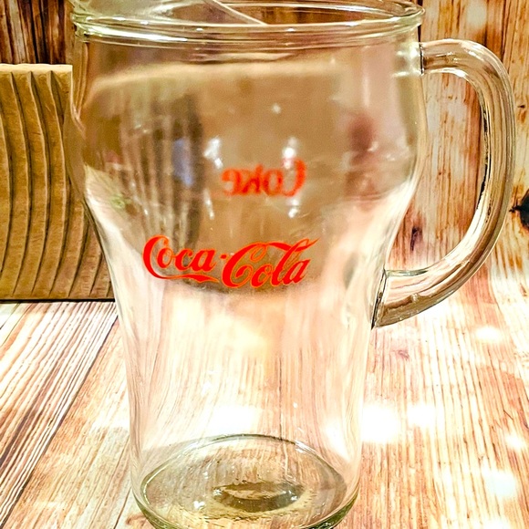 Vintage Coca Cola Glass Pitcher❤️